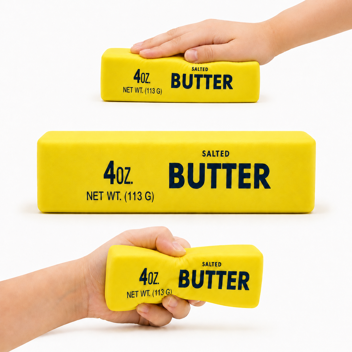 Squishy Butter Stick Slow Rising Sensory Toy - 14oz Rainbow Butter – view 18