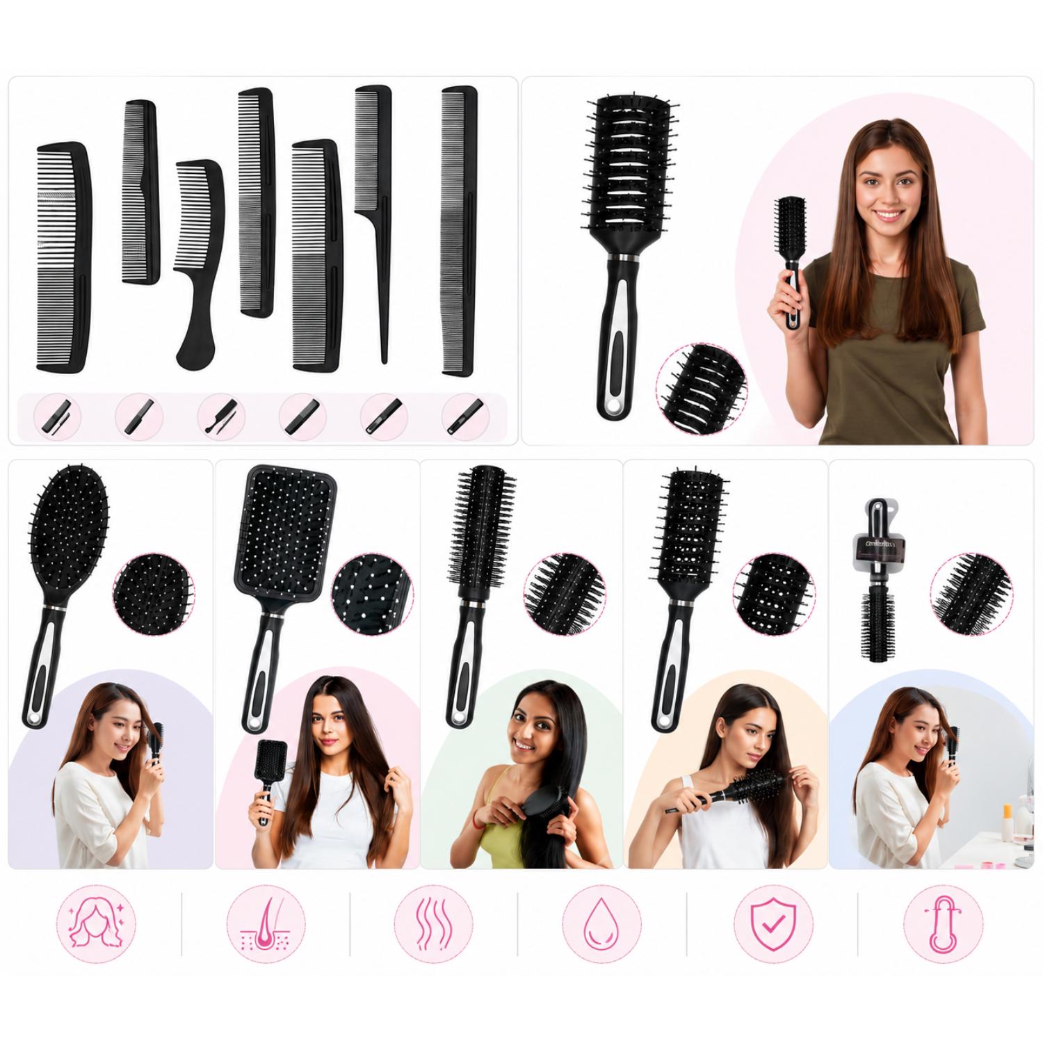 Hair Brushes & Combs Random Styles