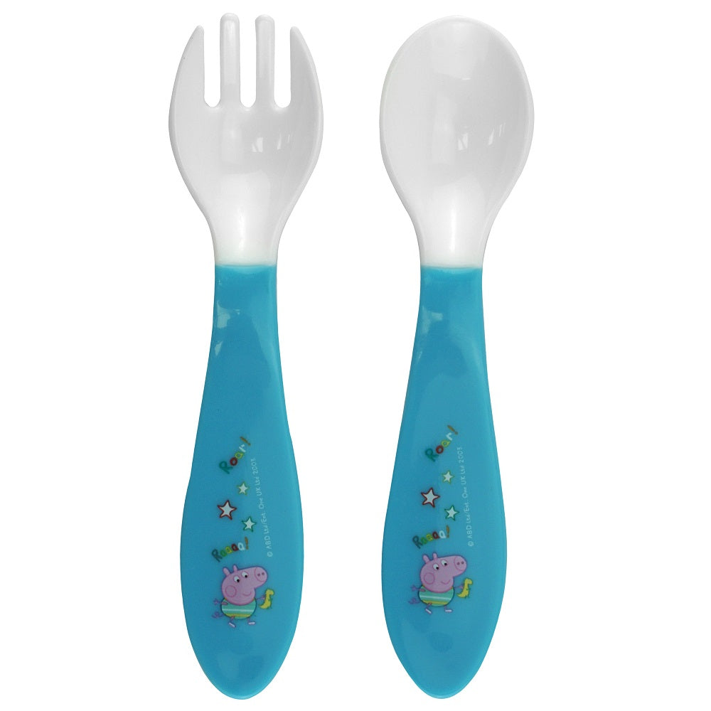 George Pig Kids Licensed Peppa Pig Cutlery Set 6+M – view 3