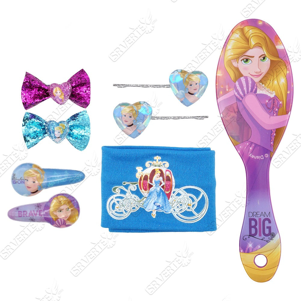 Disney Princess Hair Accessories 8 Pack