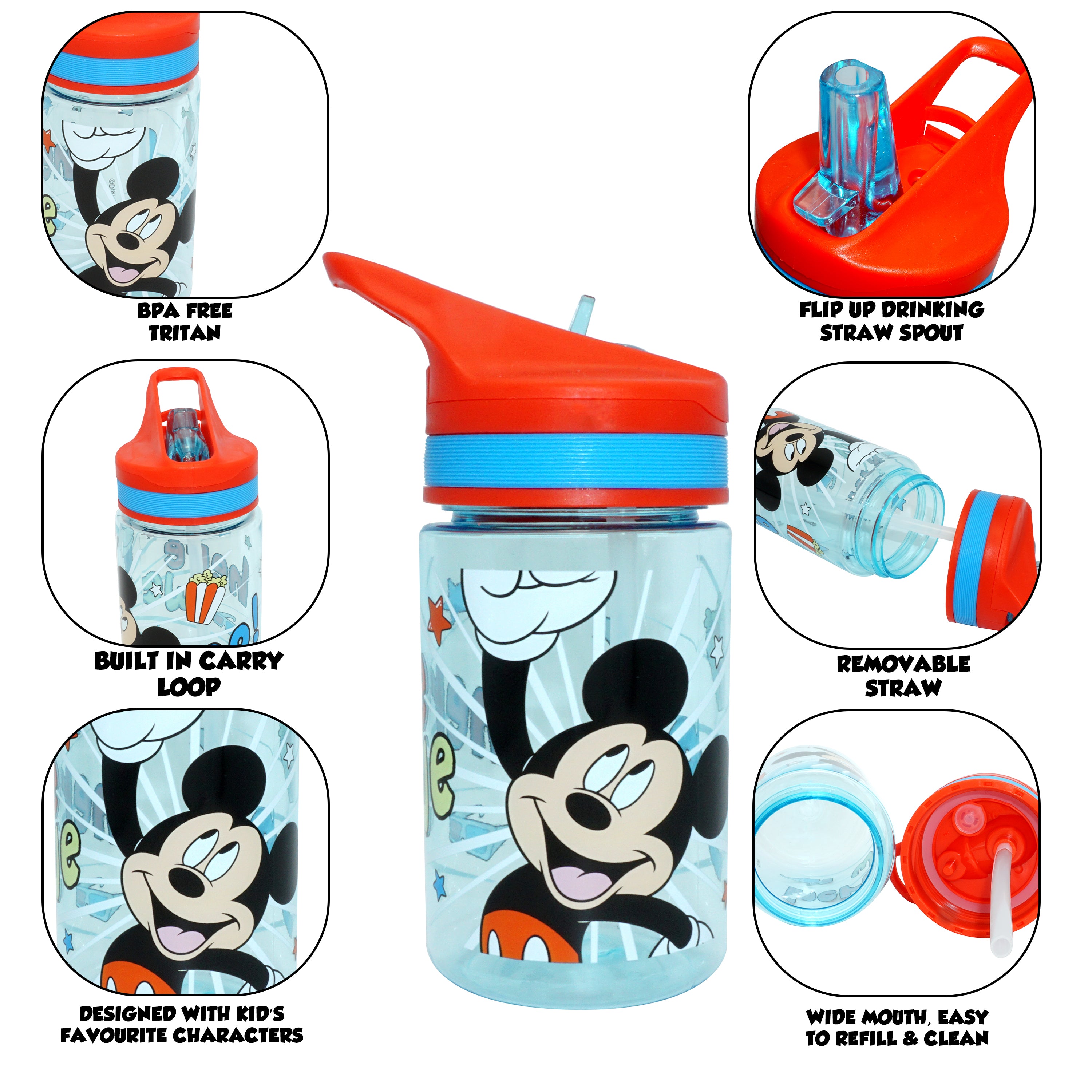 Tritan Water Bottle 400ml - Assorted Character