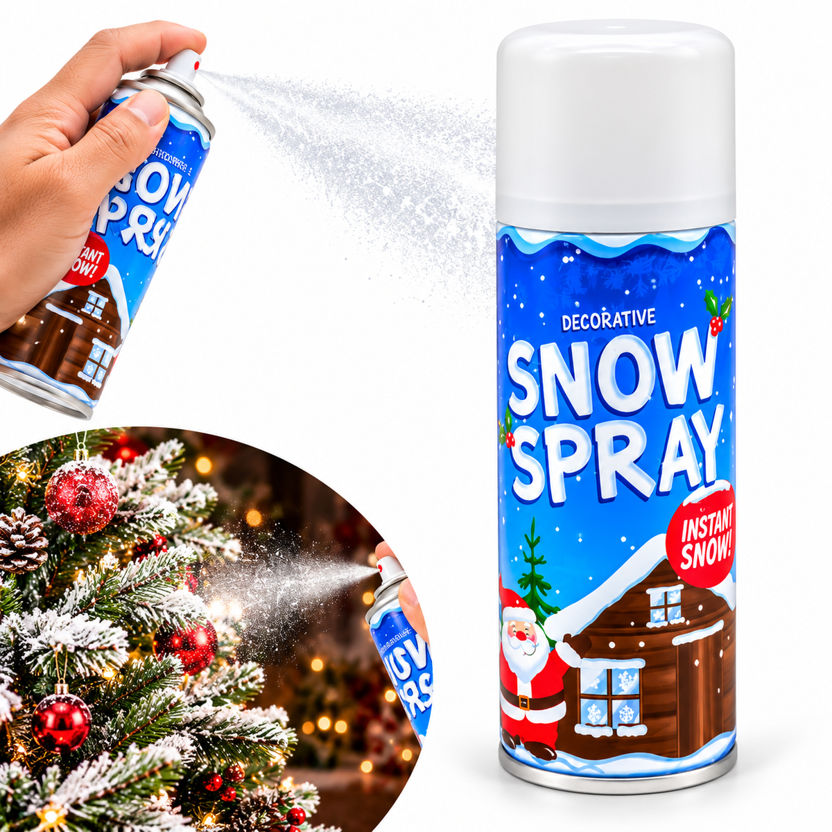 Artificial Christmas Snow Spray for Crafts 85ml