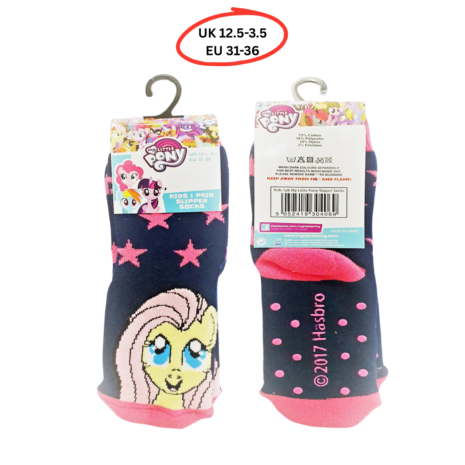 My Little Pony Black Socks 3 Pairs
