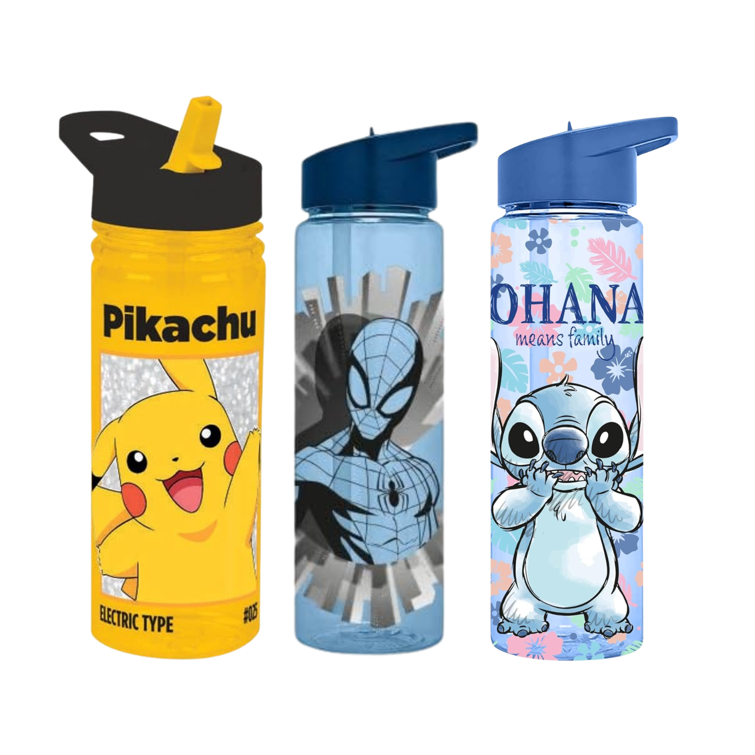 Kids 600ml Leak-Proof Water Bottle with Flip Up Spout