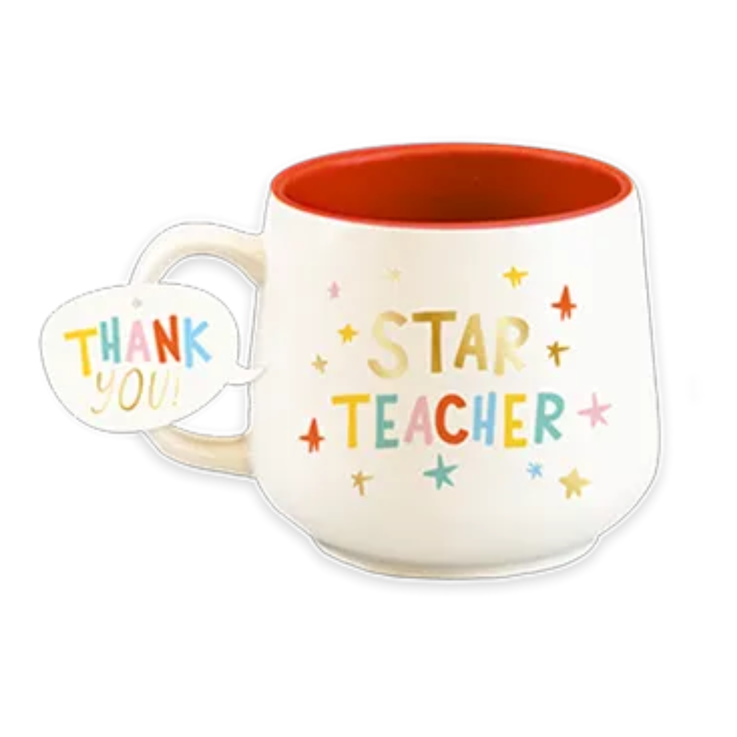 Gold Foil Teacher Ceramic Mug 450ml