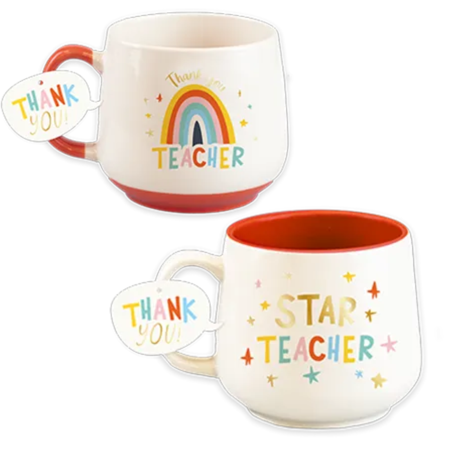 Gold Foil Teacher Ceramic Mug 450ml