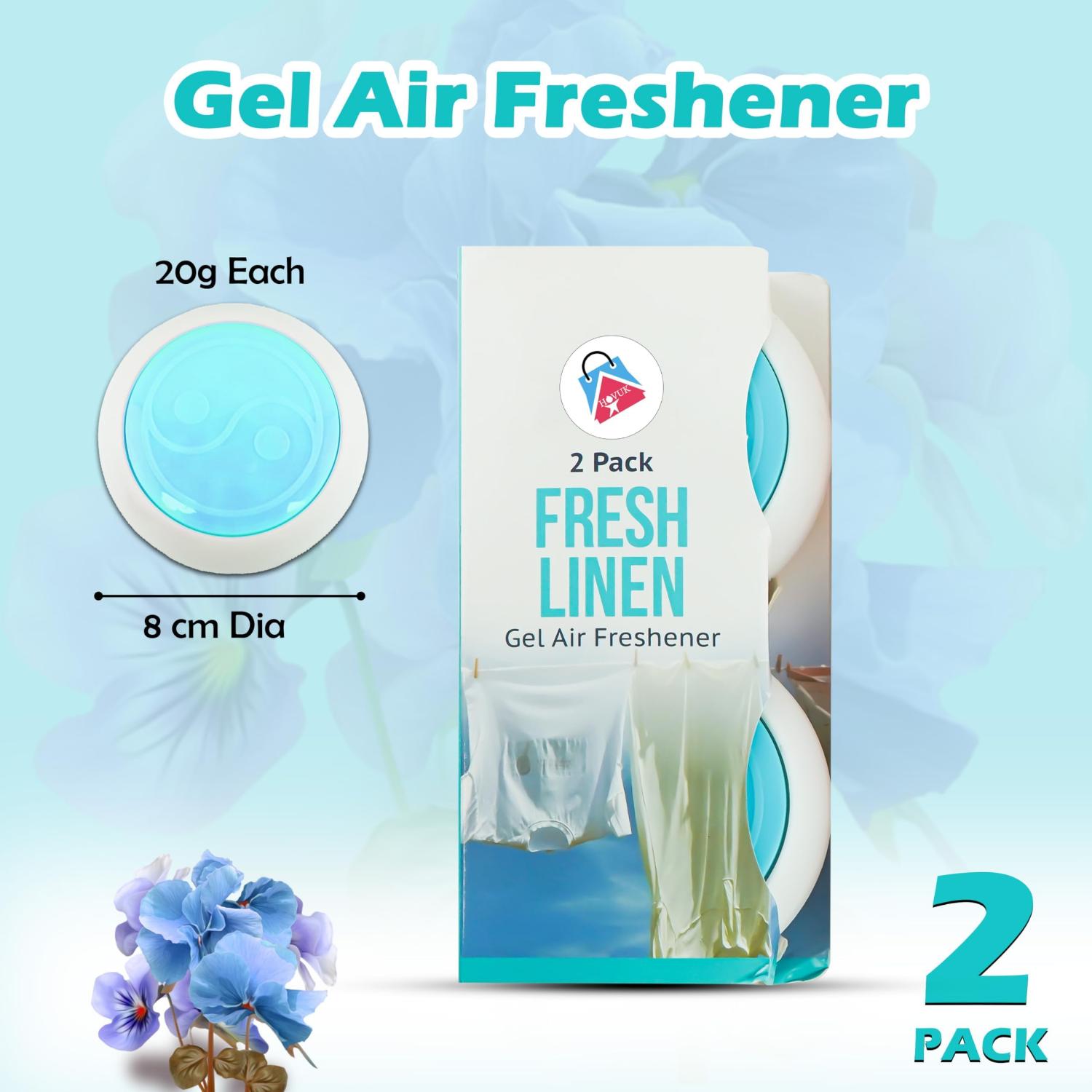 Round Gel Air Fresheners - 20g