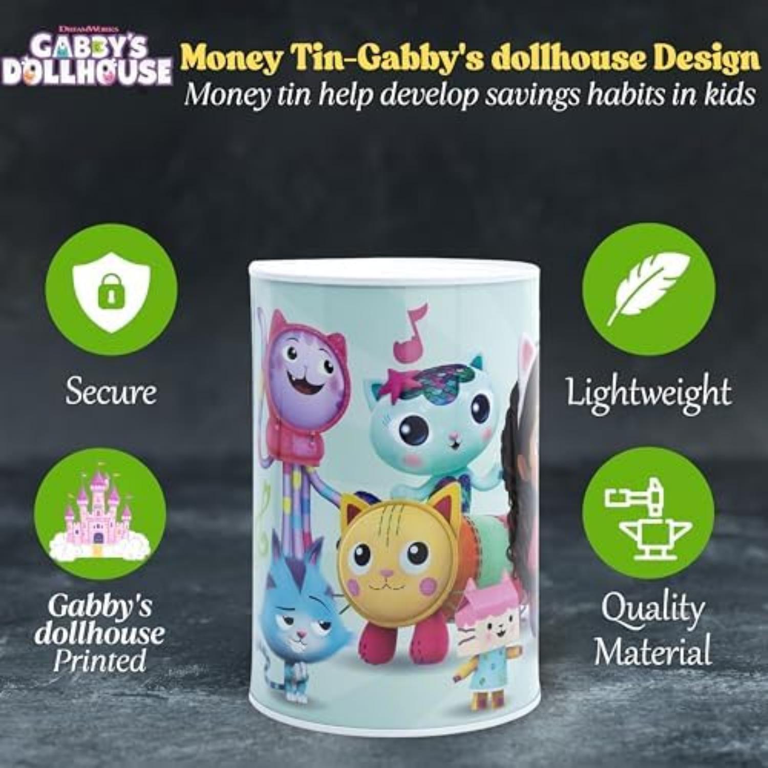 Assorted Character Metallic Money Box for Kids – Coin Savings Bank