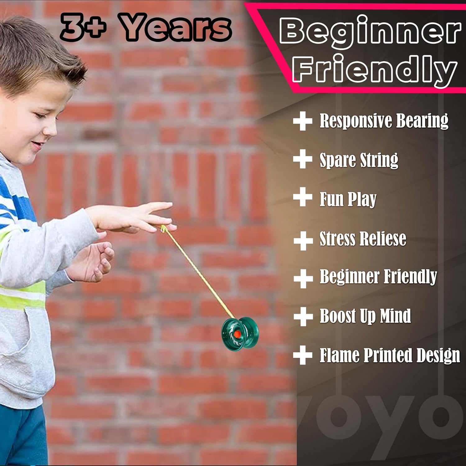 5cm Metal Responsive YoYos for Beginners – Assorted