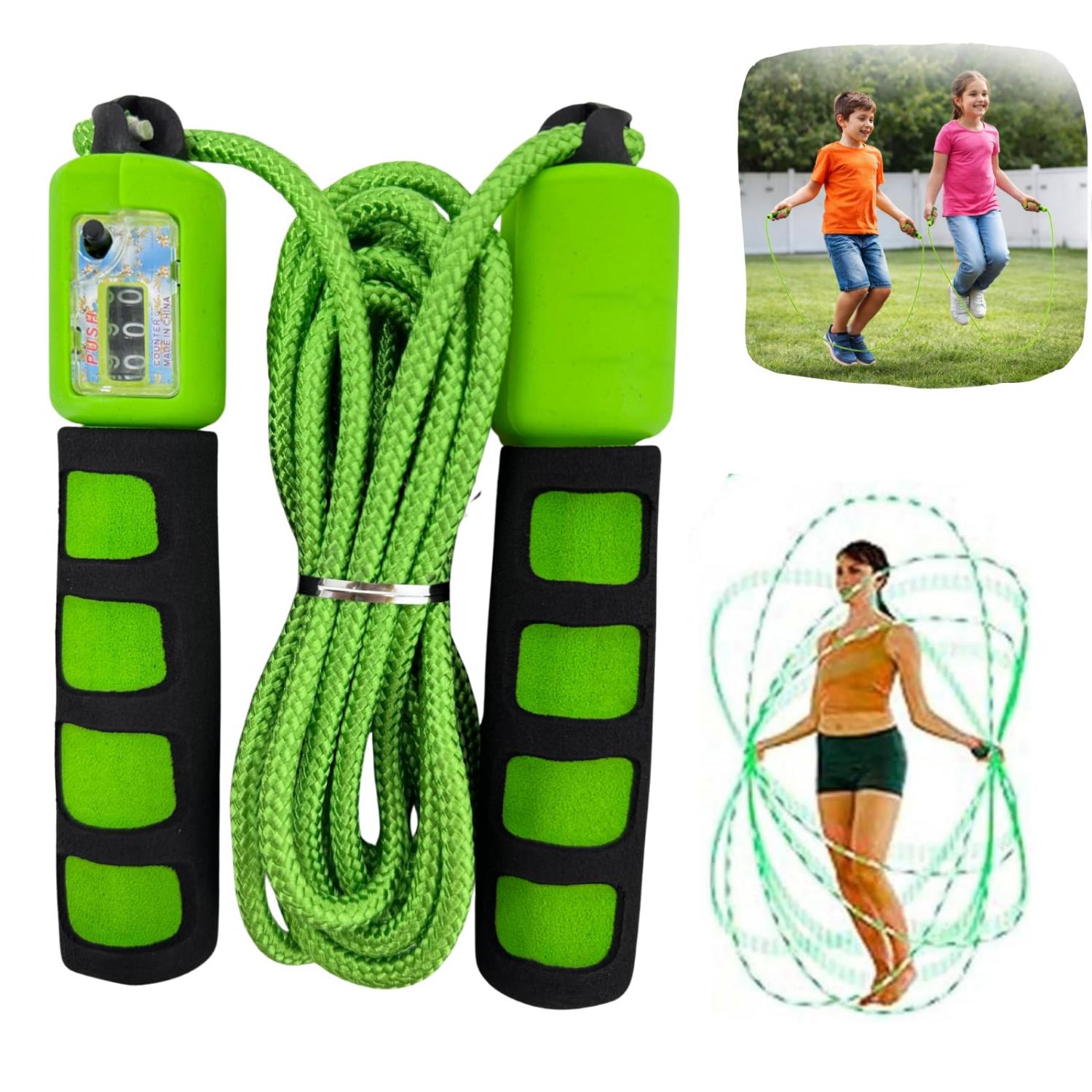 2.7m Adjustable Skipping Rope with Counter - Assorted