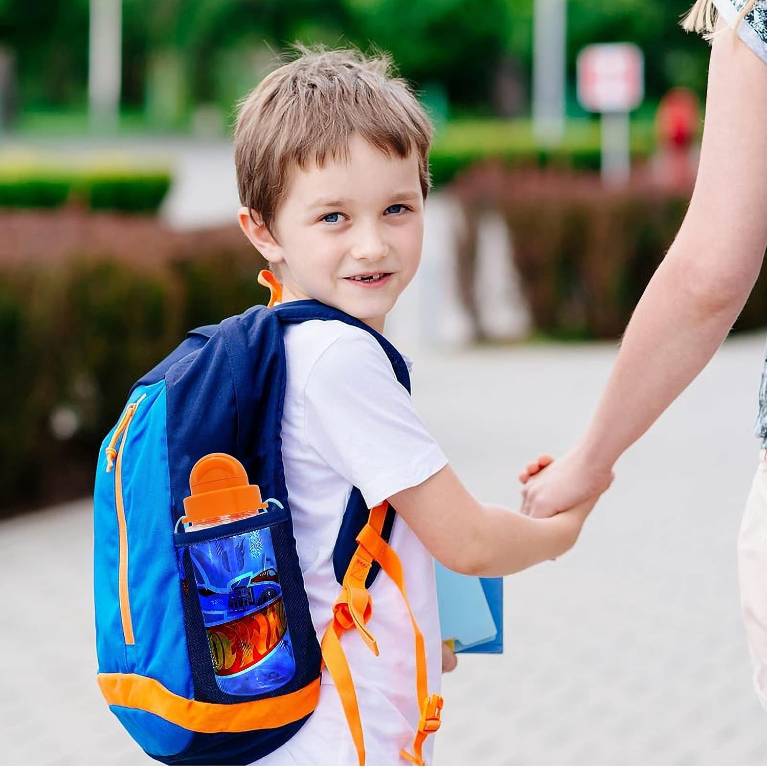 500ml Tritan Water Bottle with Strap for Children