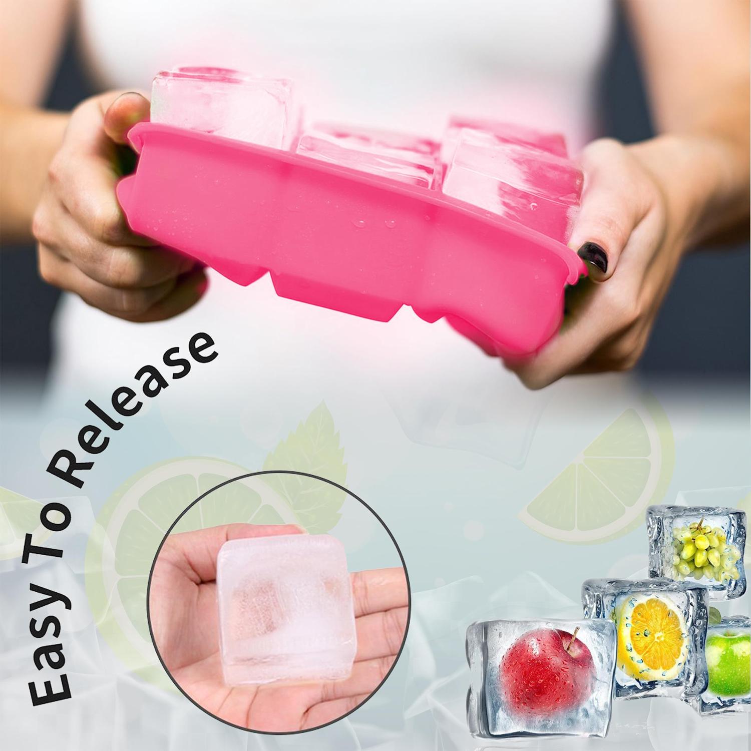 Silicone Ice Cube Tray with Lid 21 Cavity BPA-Free Mould