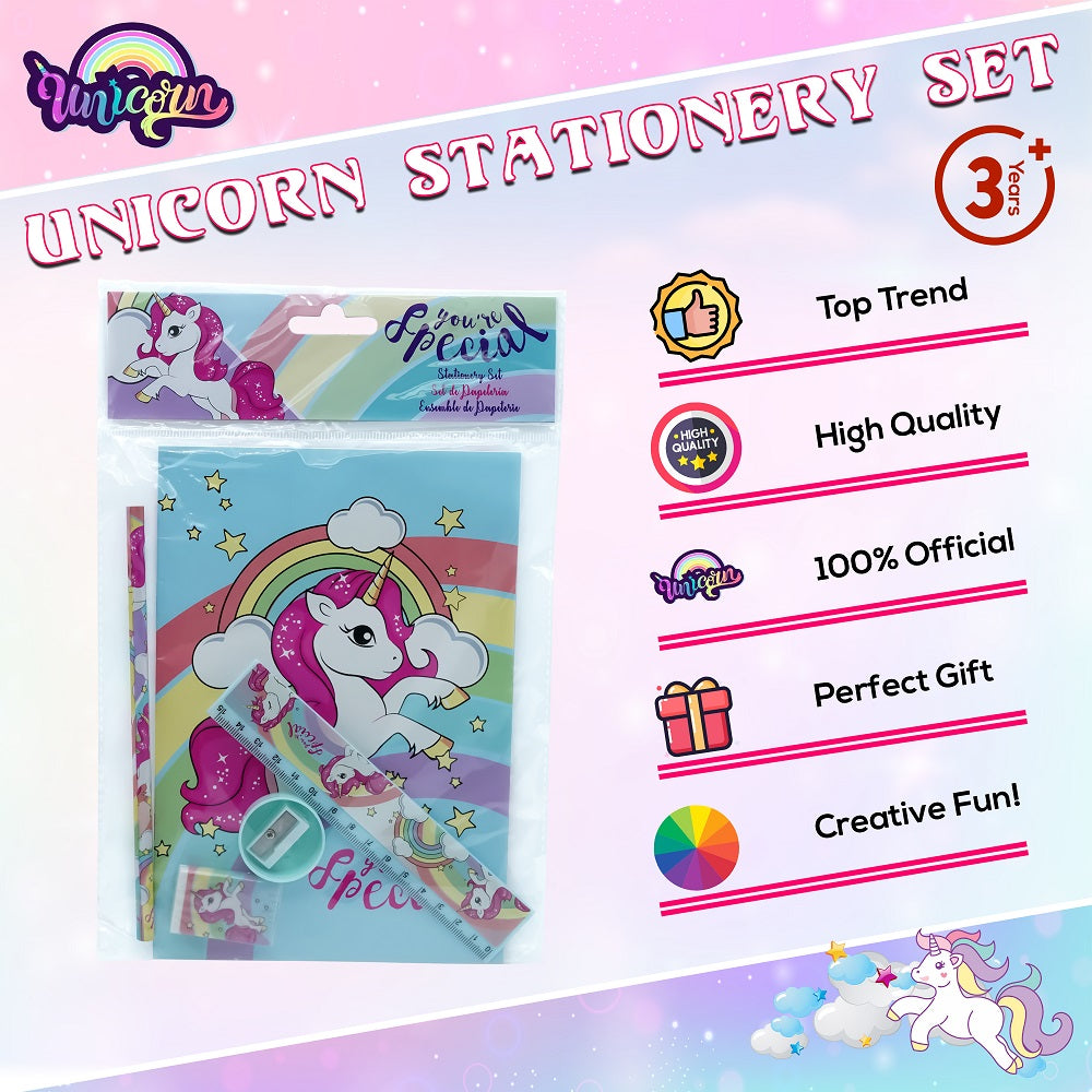 Unicorn School Set 5 Pack