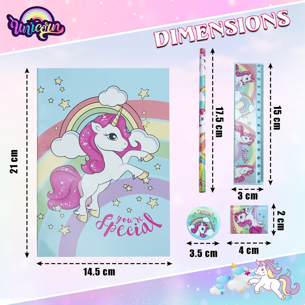 Unicorn School Set 5 Pack