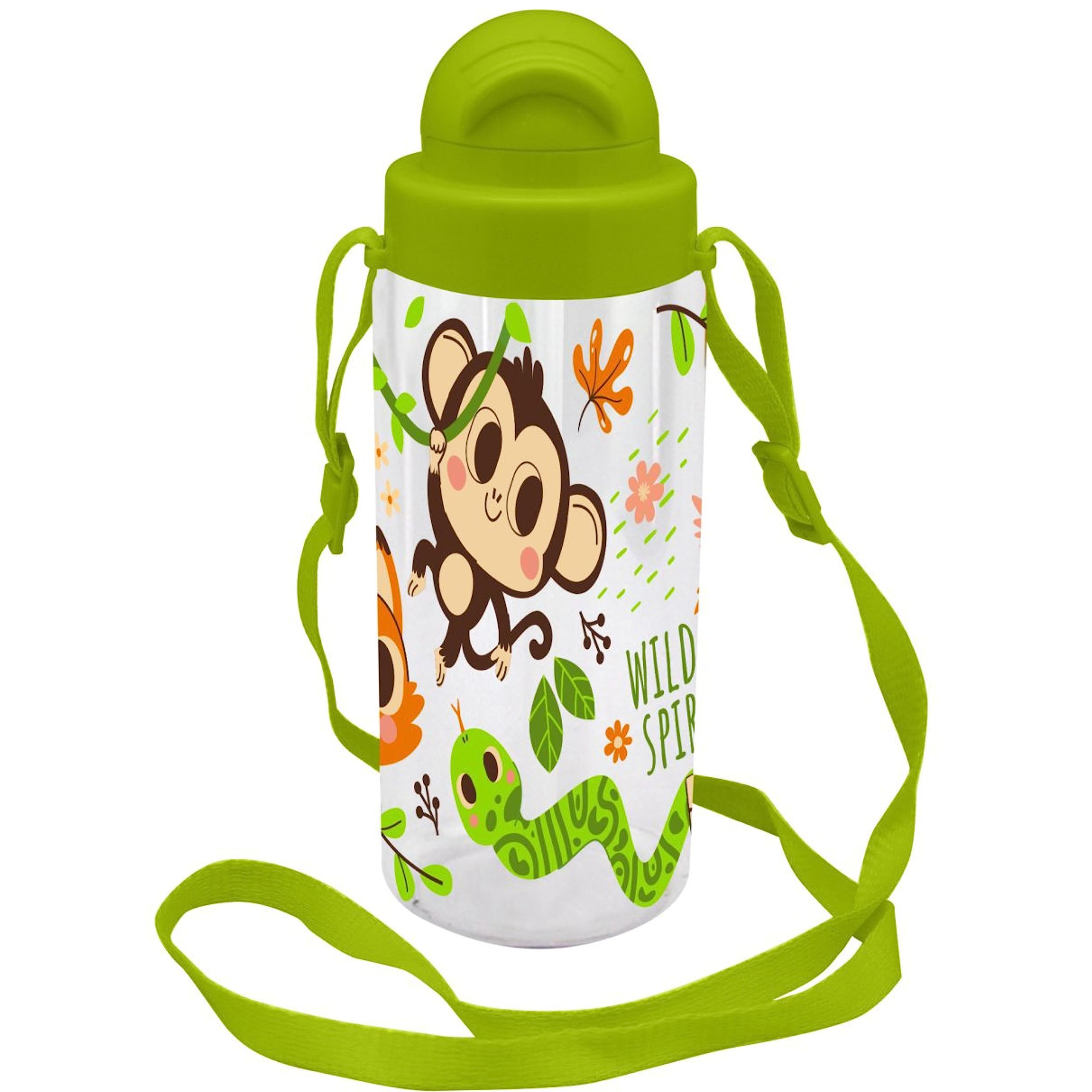 500ml Tritan Water Bottle with Strap for Children