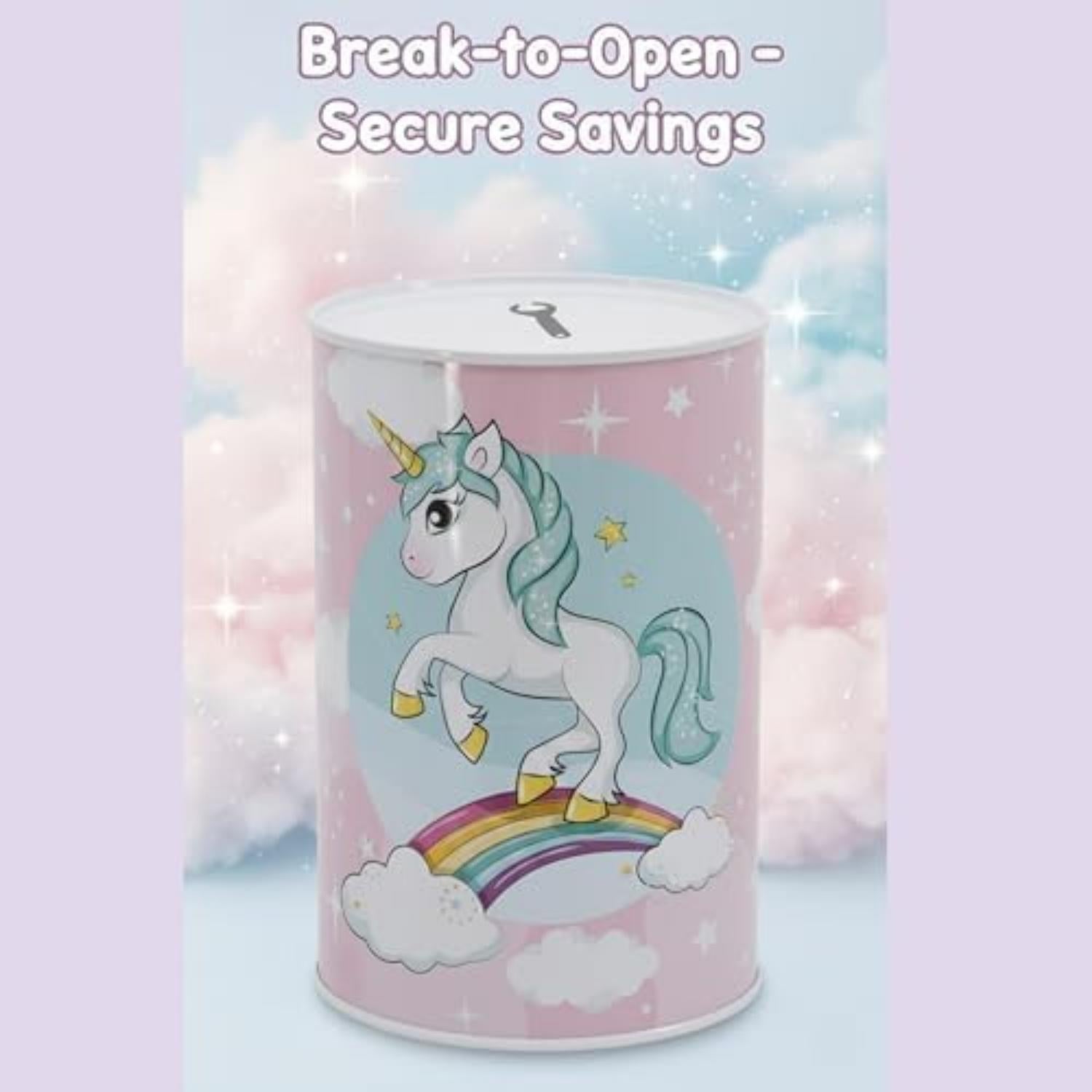 Assorted Character Metallic Money Box for Kids – Coin Savings Bank