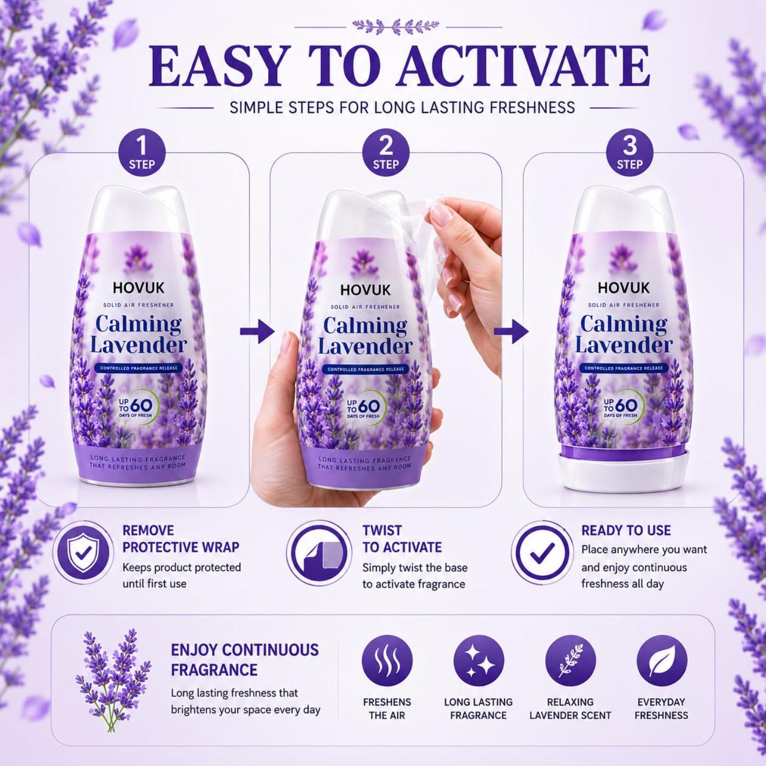 221g Gel Solid Air Fresheners