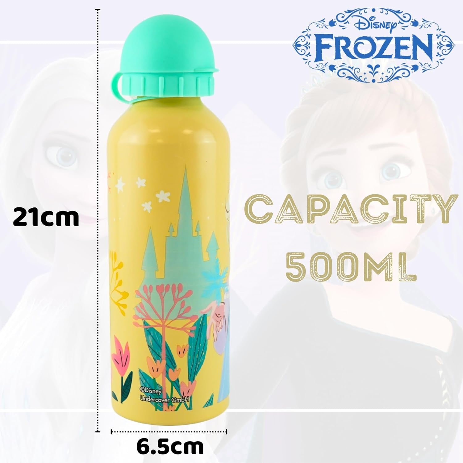 Disney Frozen Aluminium Water Bottle 500ml