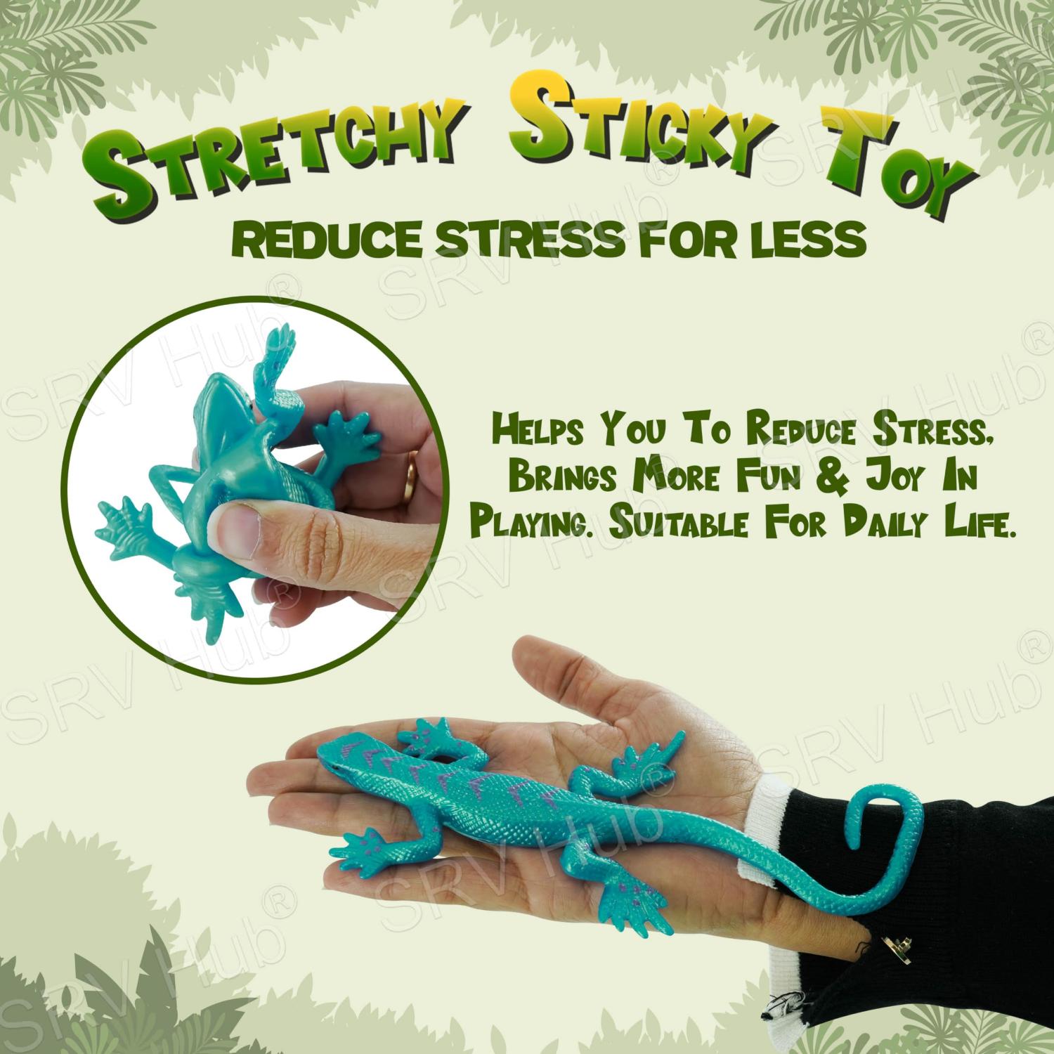28cm Stretchy Lizard Sensory Fidget Toys - 1x Random