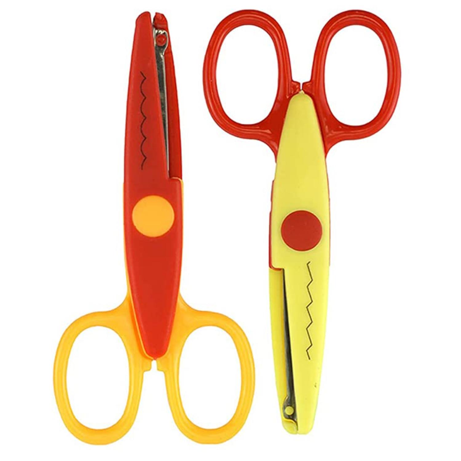 Kids Craft Scissors Safety & Decorative Scissor Set
