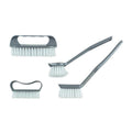 Multipurpose Cleaning Brush Set Strong Bristles 4 Pack
