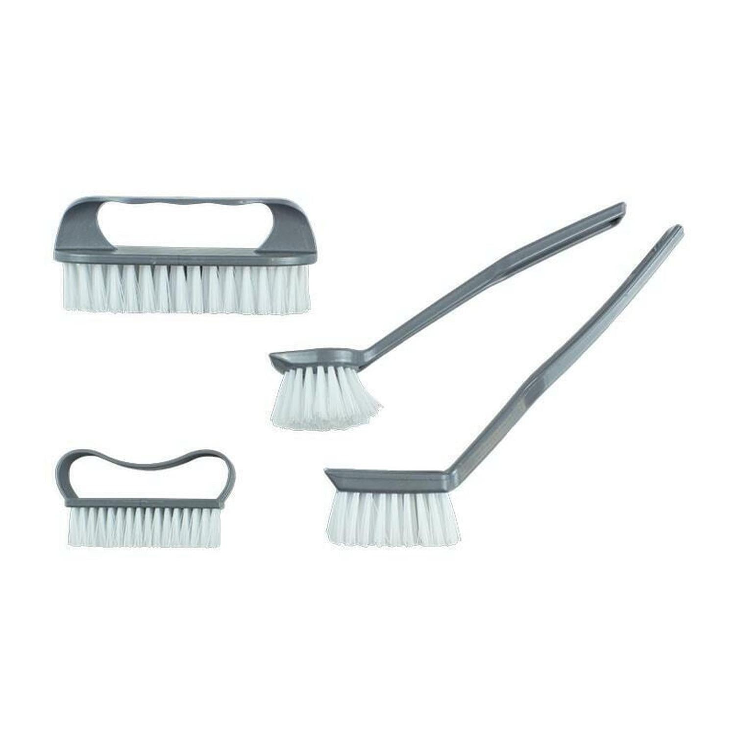 Multipurpose Cleaning Brush Set Strong Bristles 4 Pack