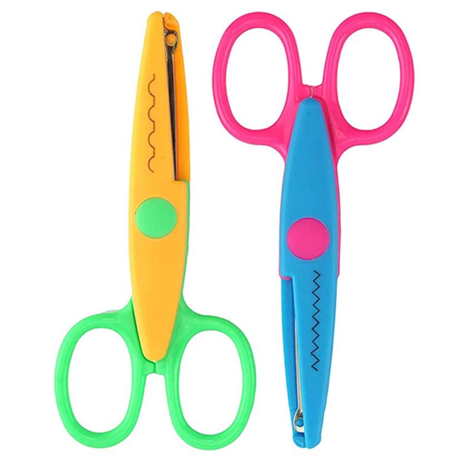 Kids Craft Scissors Safety & Decorative Scissor Set