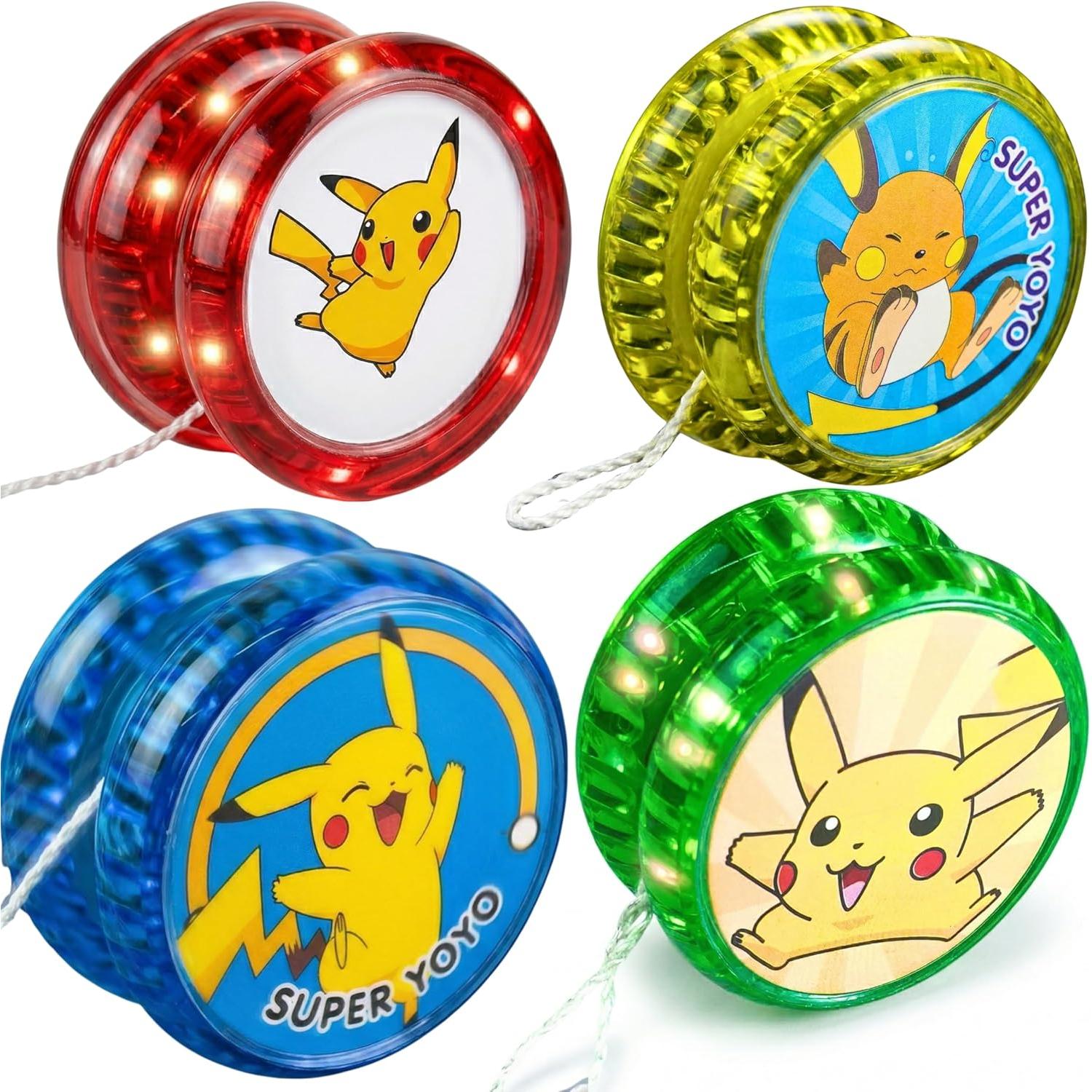 5.5cm Pokemon LED Light-Up YoYo Toys for Kids – Assorted