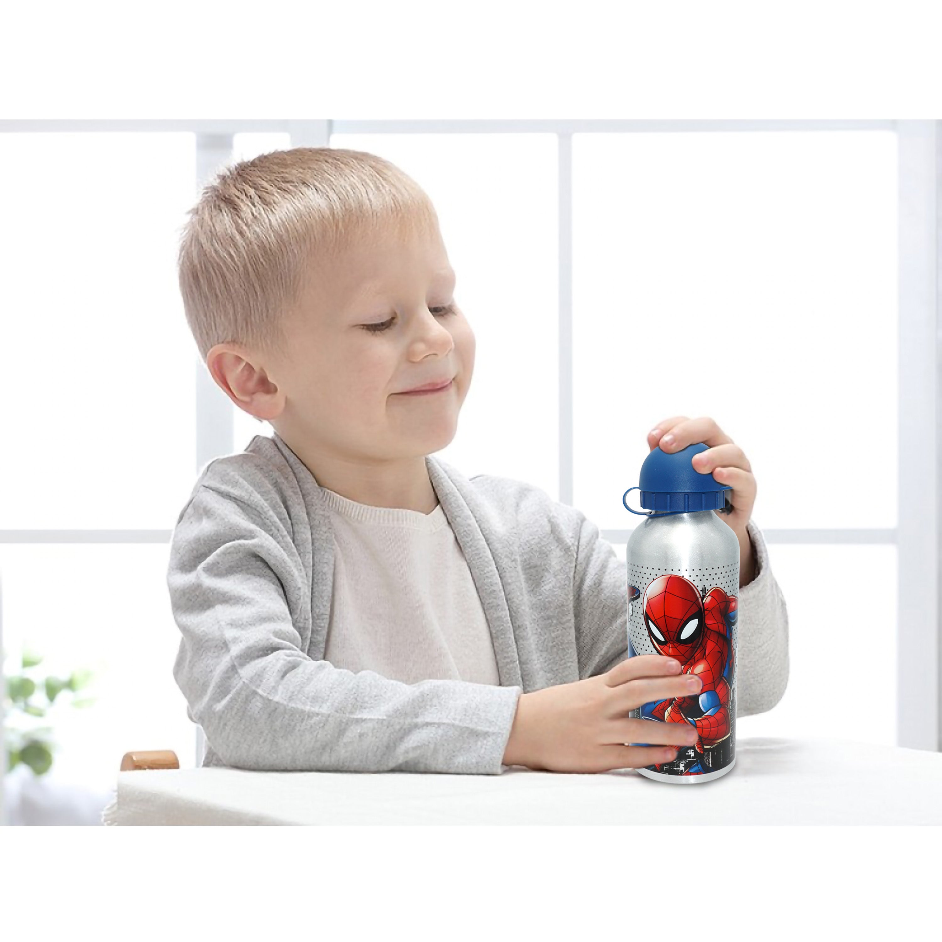 Spiderman Aluminium Water Bottle 500ml