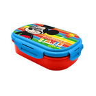 Disney Mickey Mouse Red Blue Kids Licensed Lunch Box with Cutlery