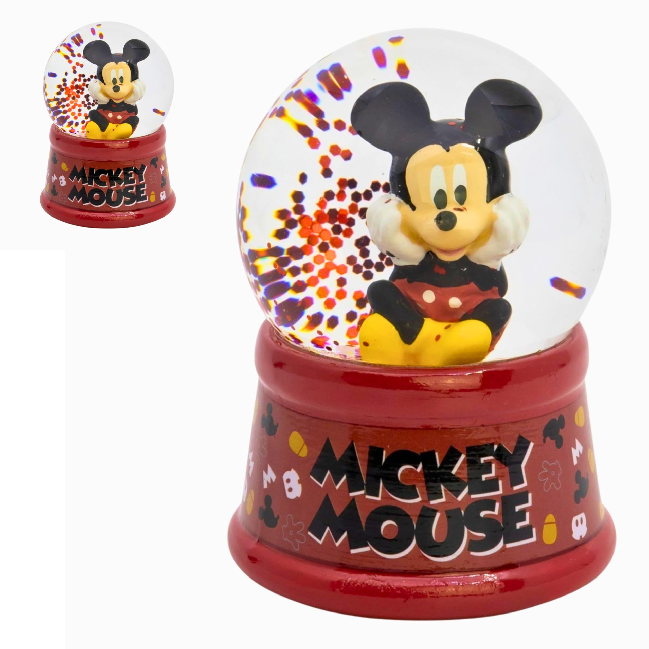 Glass Snow Globe 9.5cm Glitter Water Dome with Gift Box