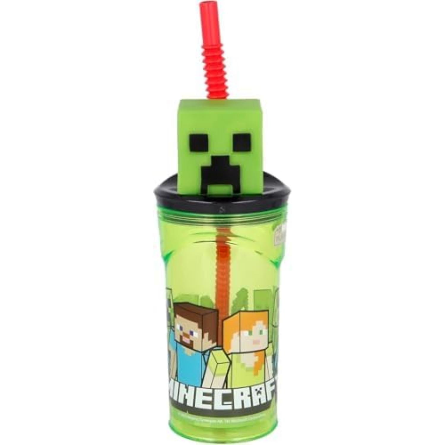 3D Figurine Tumbler with Flexible Straw 360ml