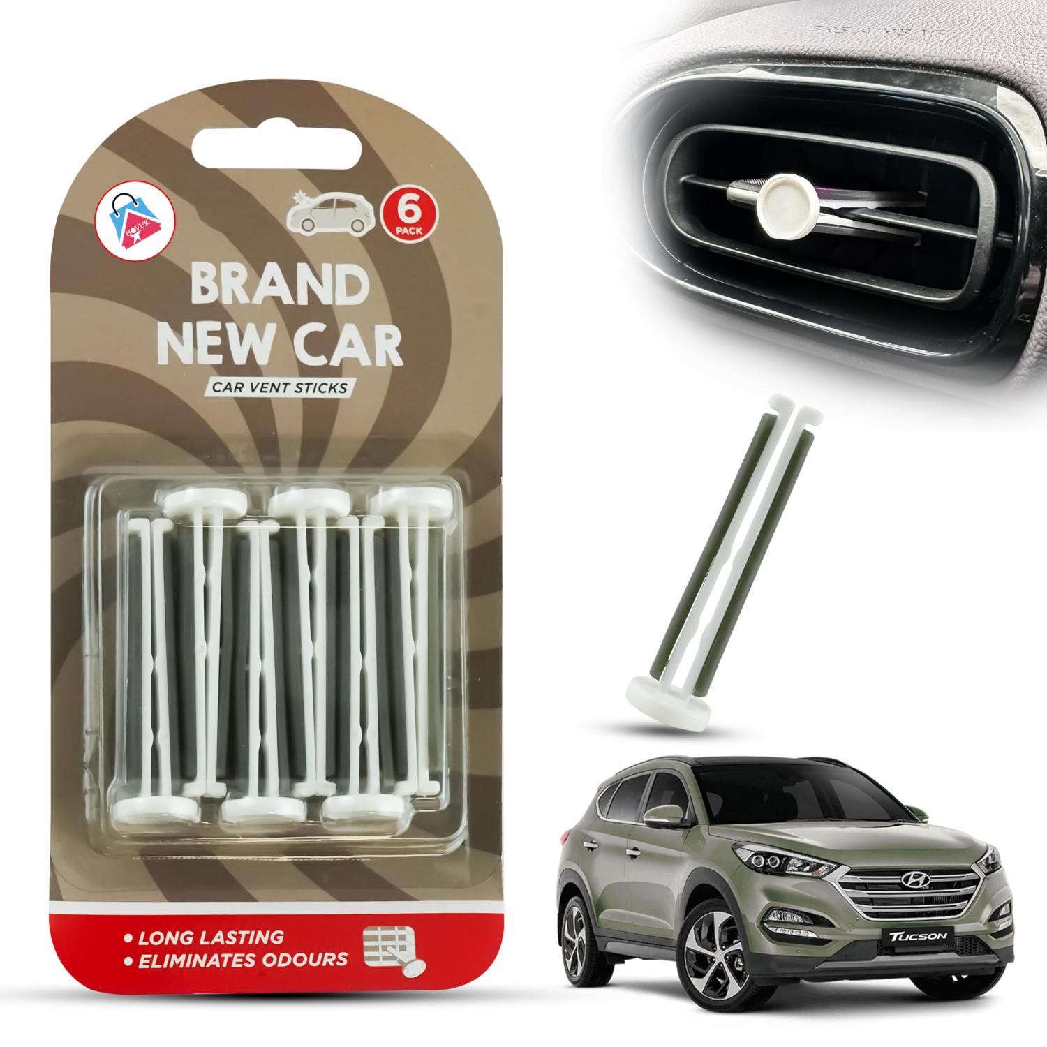 6PK Car Vent Air Freshener Sticks – 6cm
