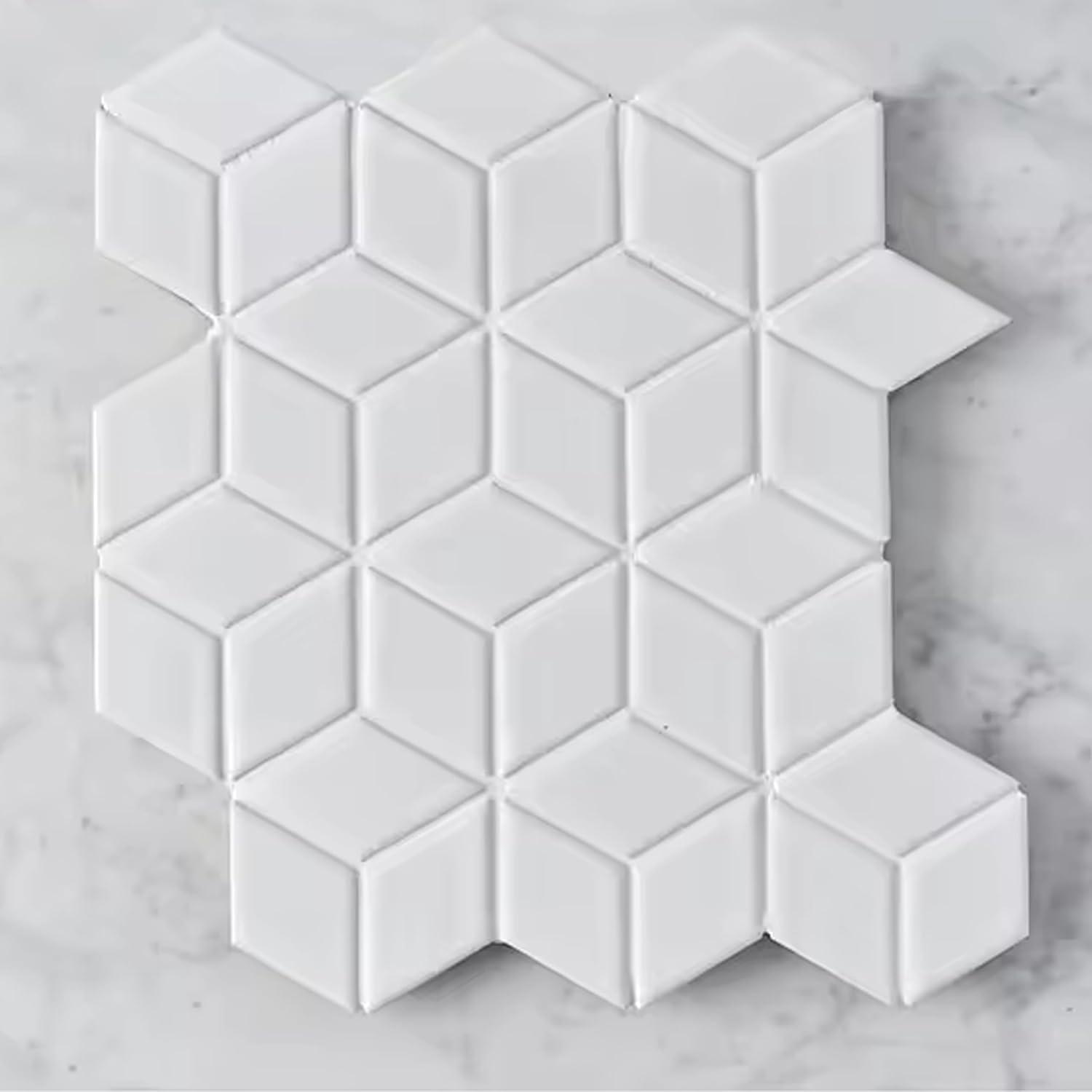 Self-Adhesive Mosaic Wall Tiles Waterproof Peel & Stick Panels