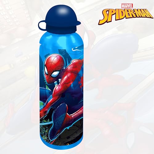 Spiderman Aluminium Water Bottle 500ml