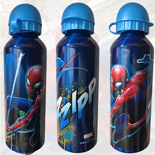 Spiderman Aluminium Water Bottle 500ml