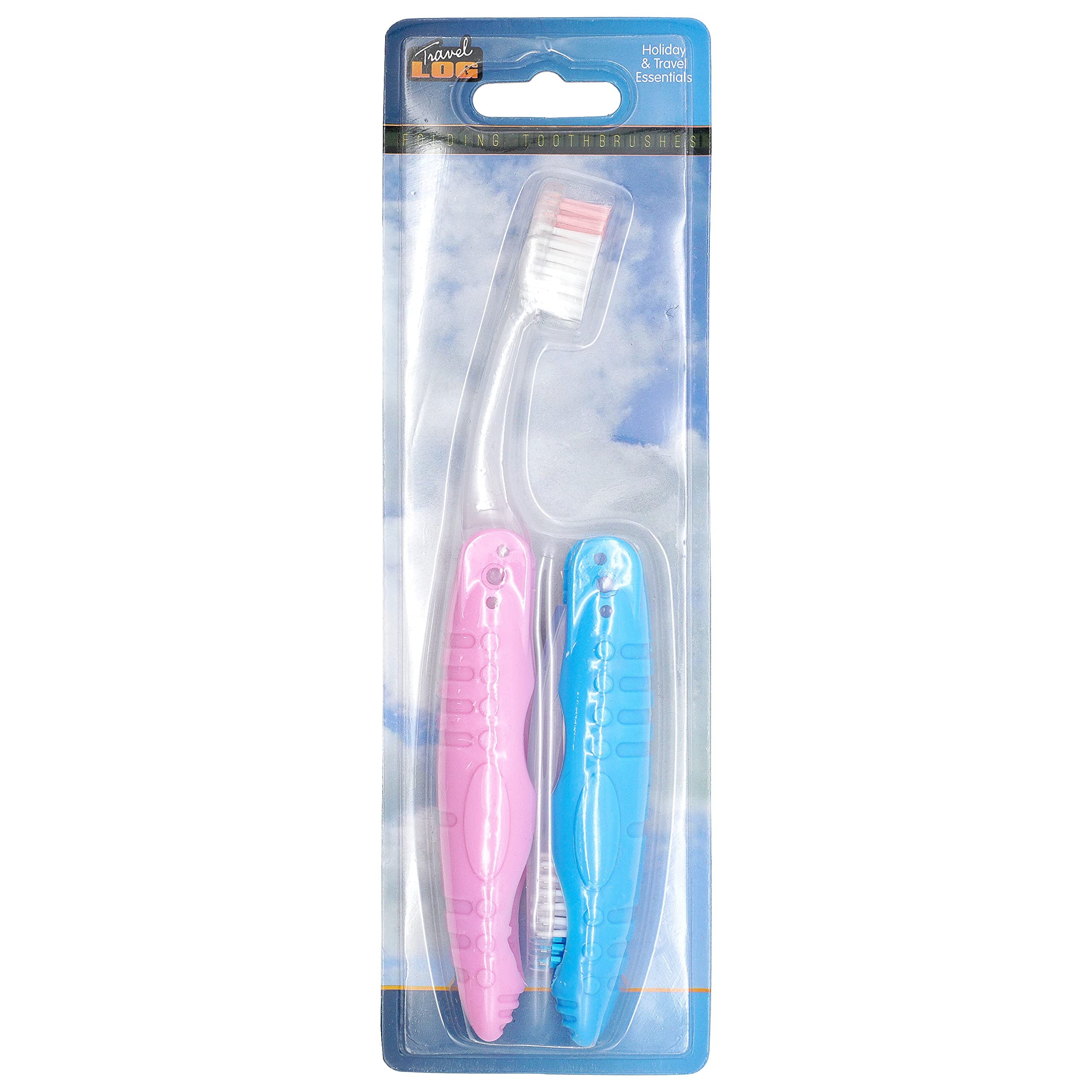 Folding Travel Toothbrushes 2pcs