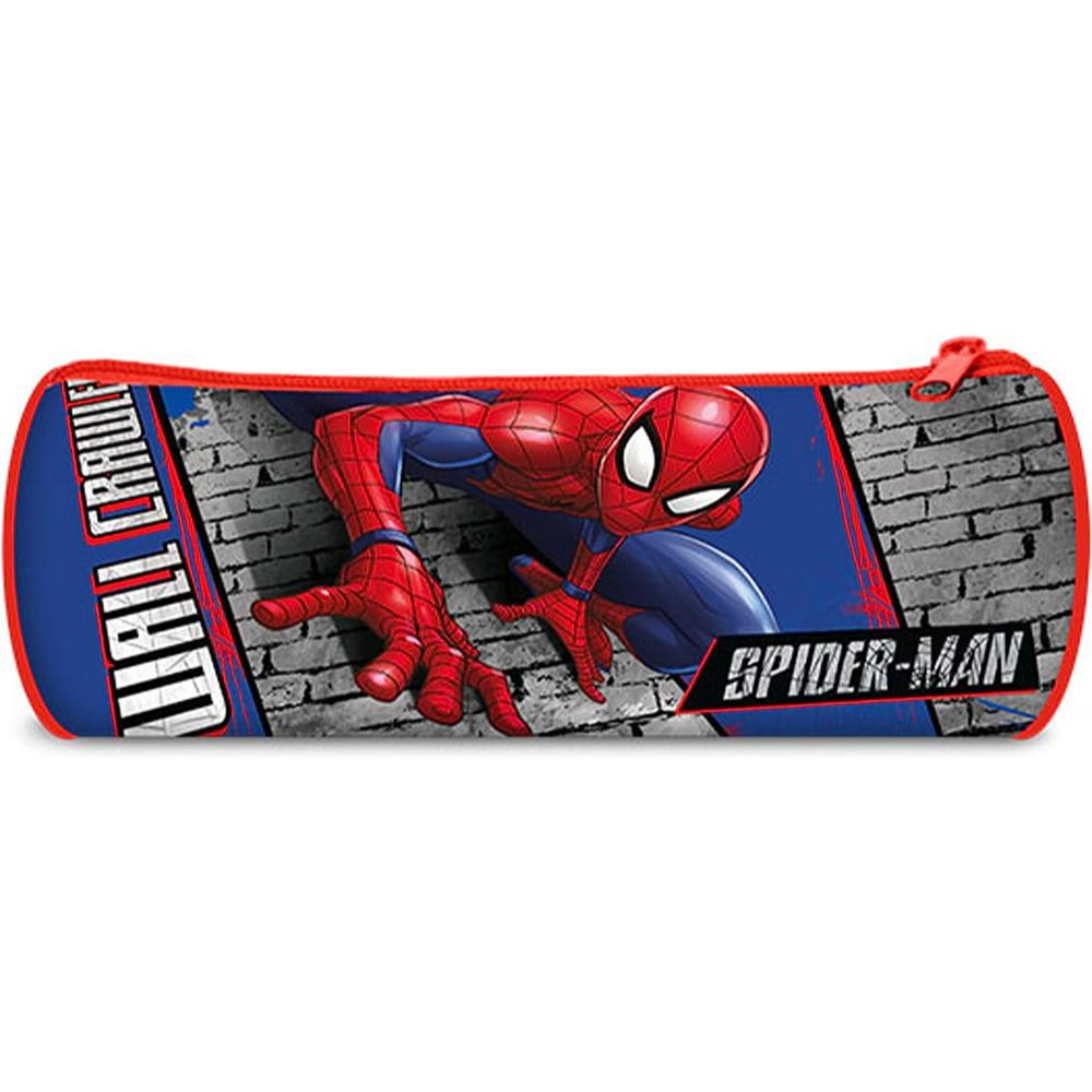 Barrel Pencil Case-Spiderman