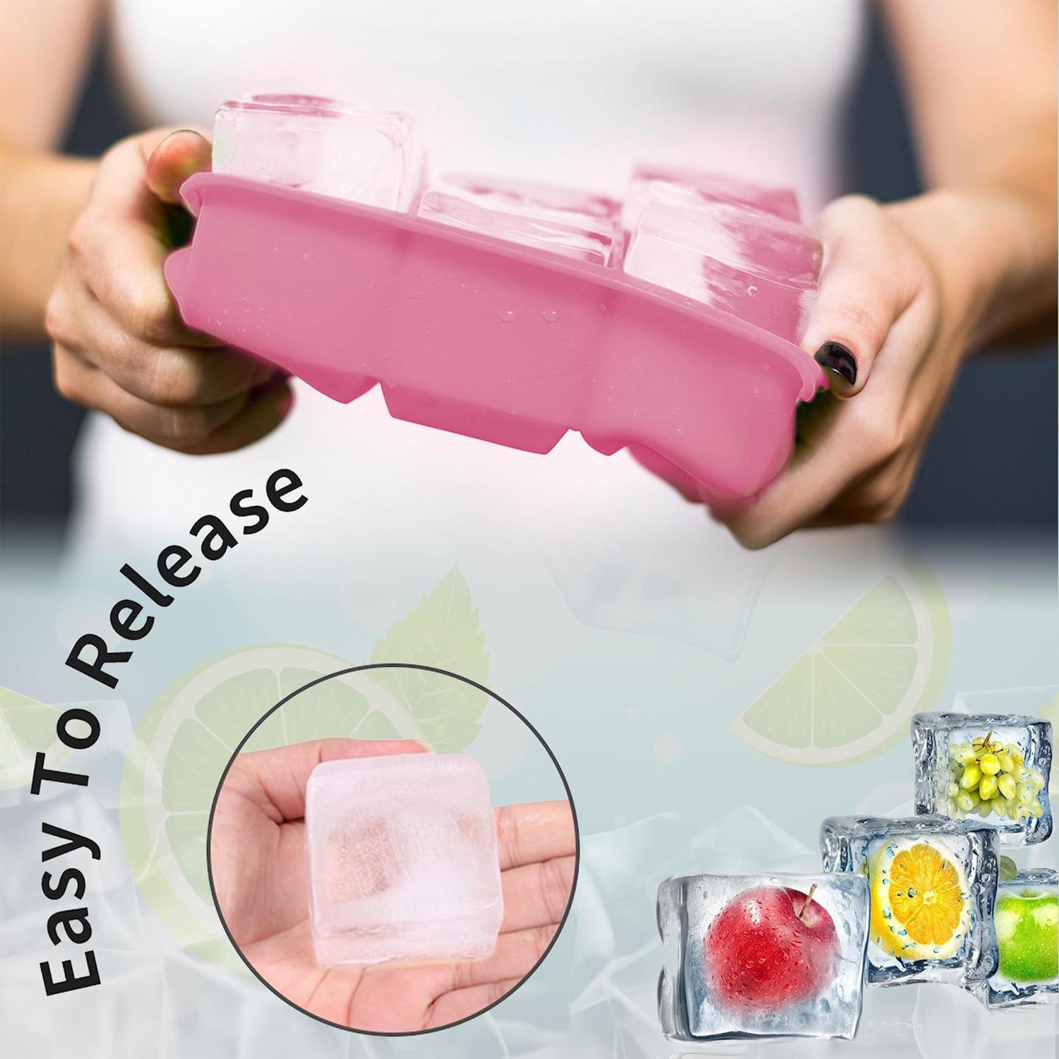 Silicone Ice Cube Tray with Lid 21 Cavity BPA-Free Mould