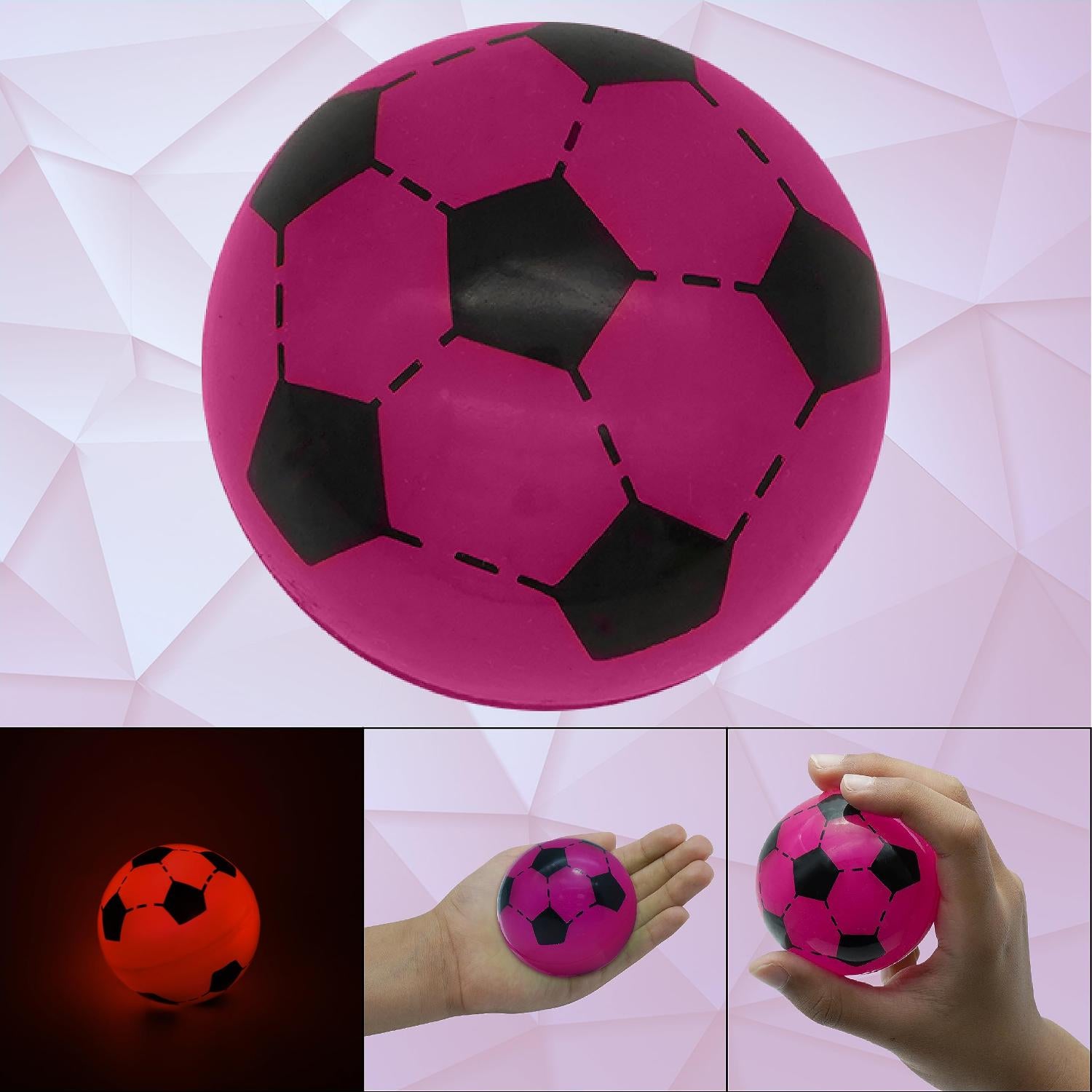 LED Light Up Footballs 5.5cm Glow Balls – Assorted