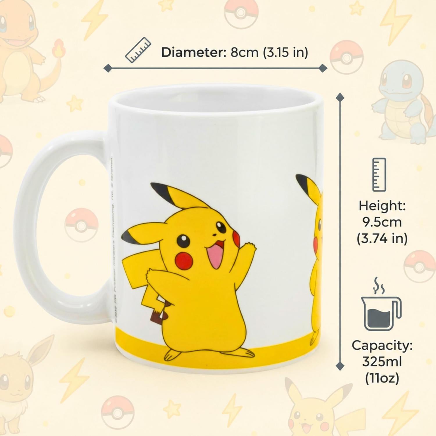 Character Ceramic Mug 11oz in Gift Box – 325ml Coffee Tea Mug for Home, Office & Gift Giving