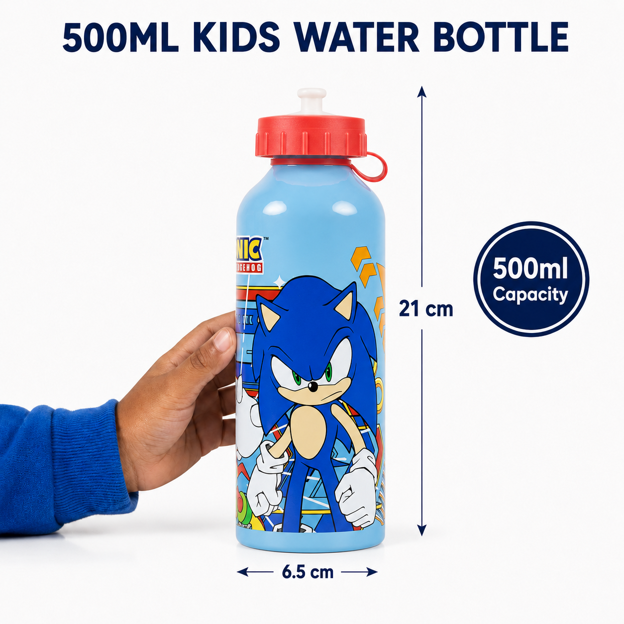 Sonic Aluminium Water Bottle 500ml