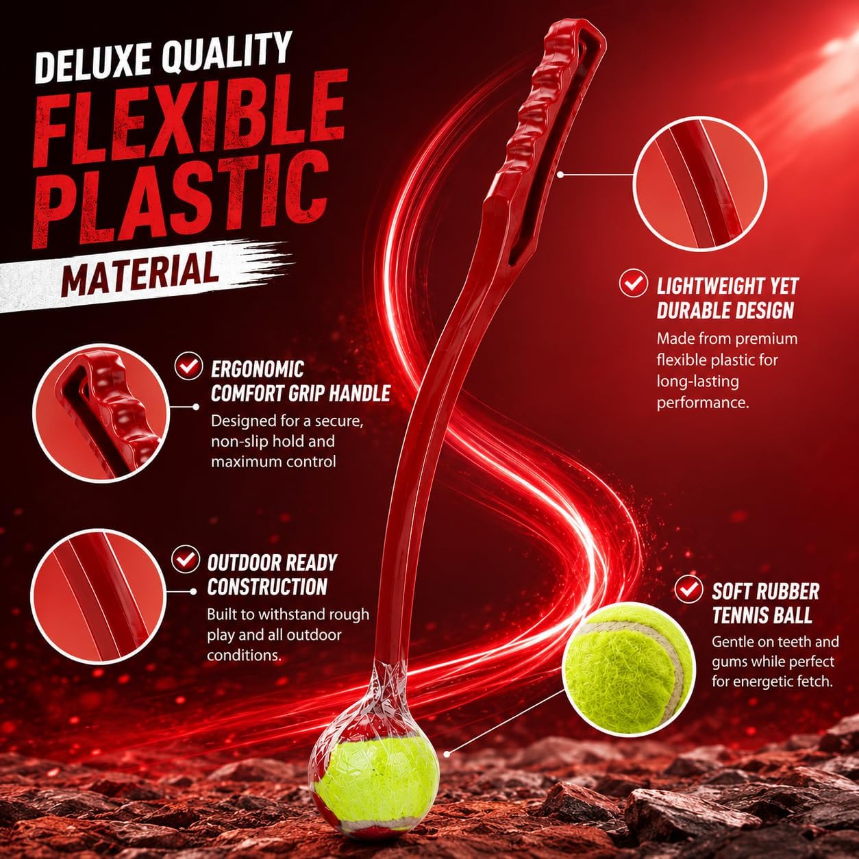 50cm Dog Ball Launcher Thrower Ball