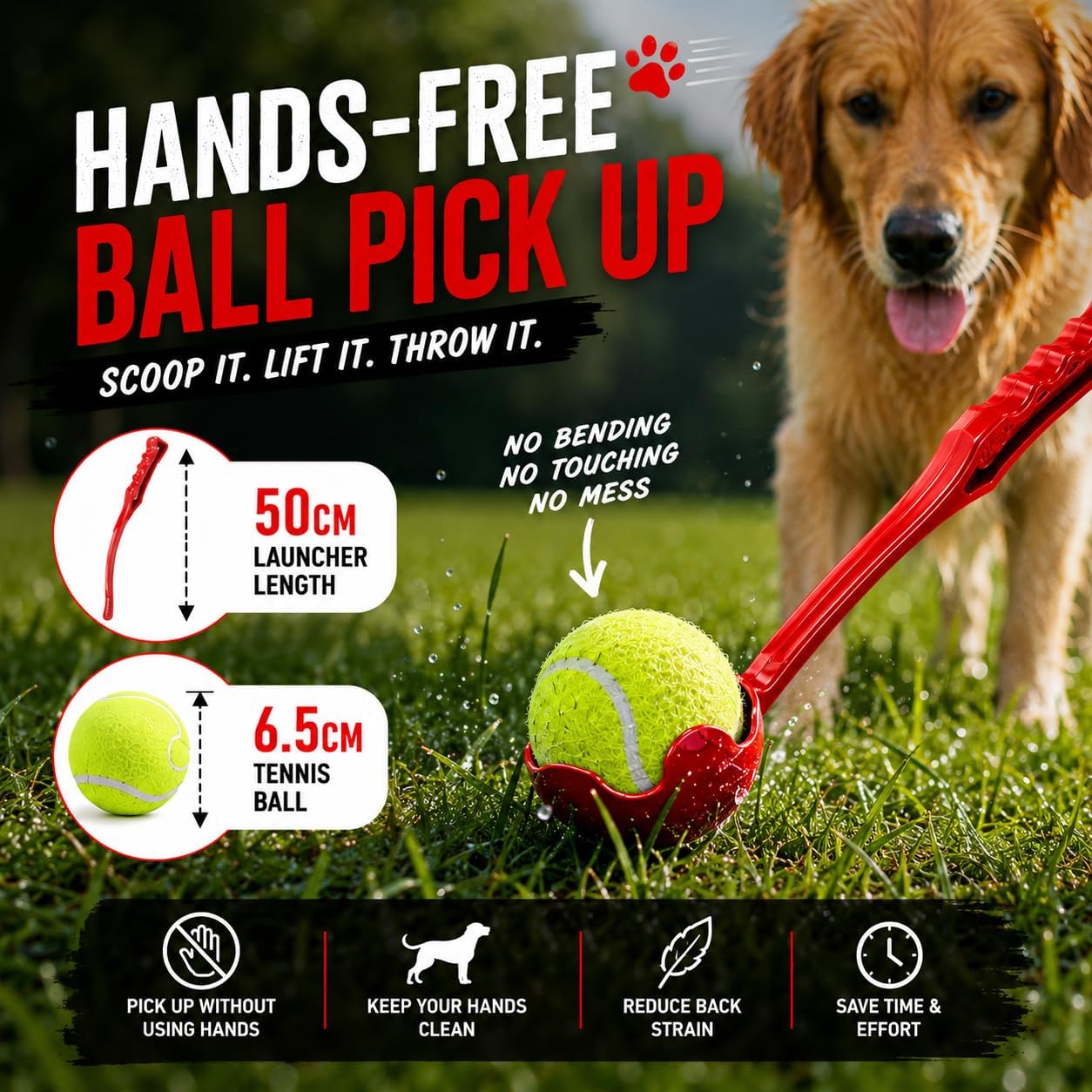 50cm Dog Ball Launcher Thrower Ball