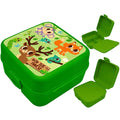 Square Lunch Box 3 Compartments - Into The Forest