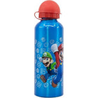Aluminium Water Bottle 530ml - Super Mario