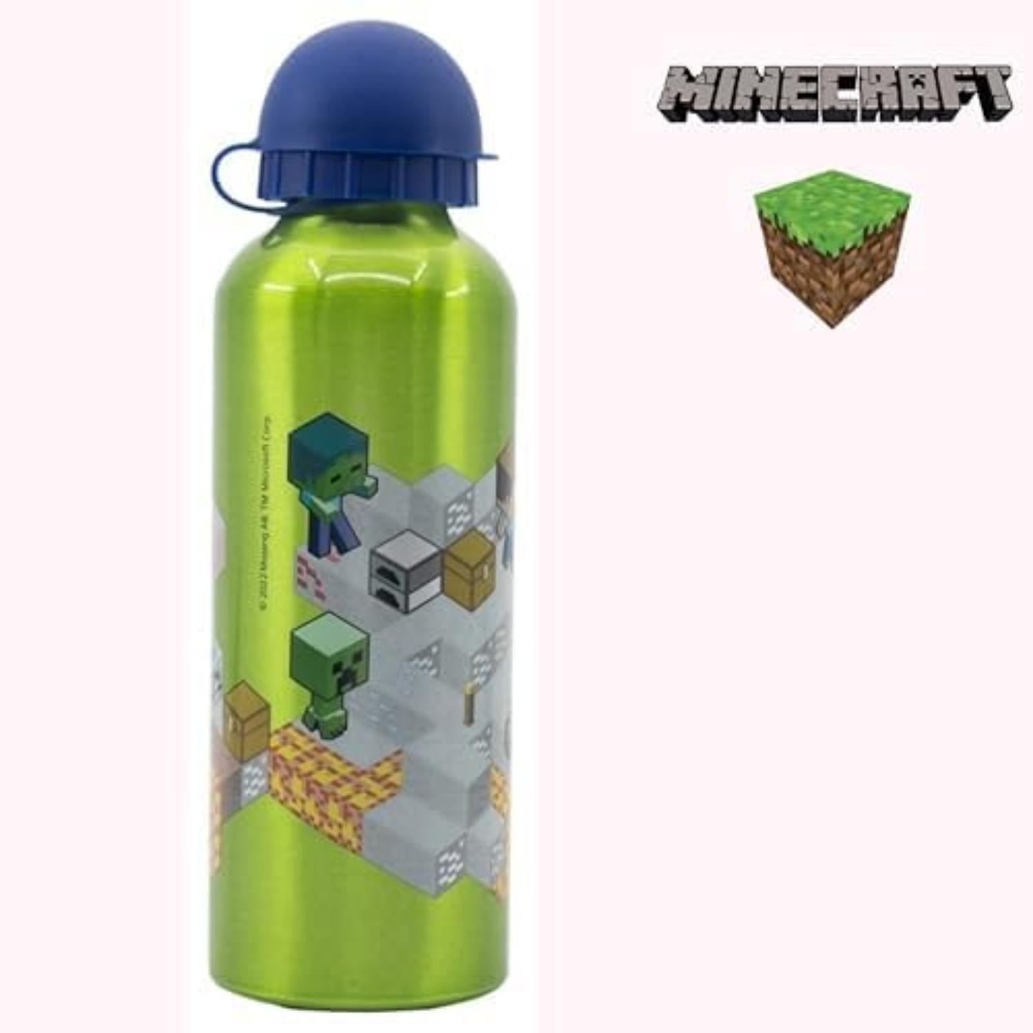 Assorted Character Aluminium Water Bottle 530ml – Lightweight Drinks Bottle for Kids, School, Sports & Travel