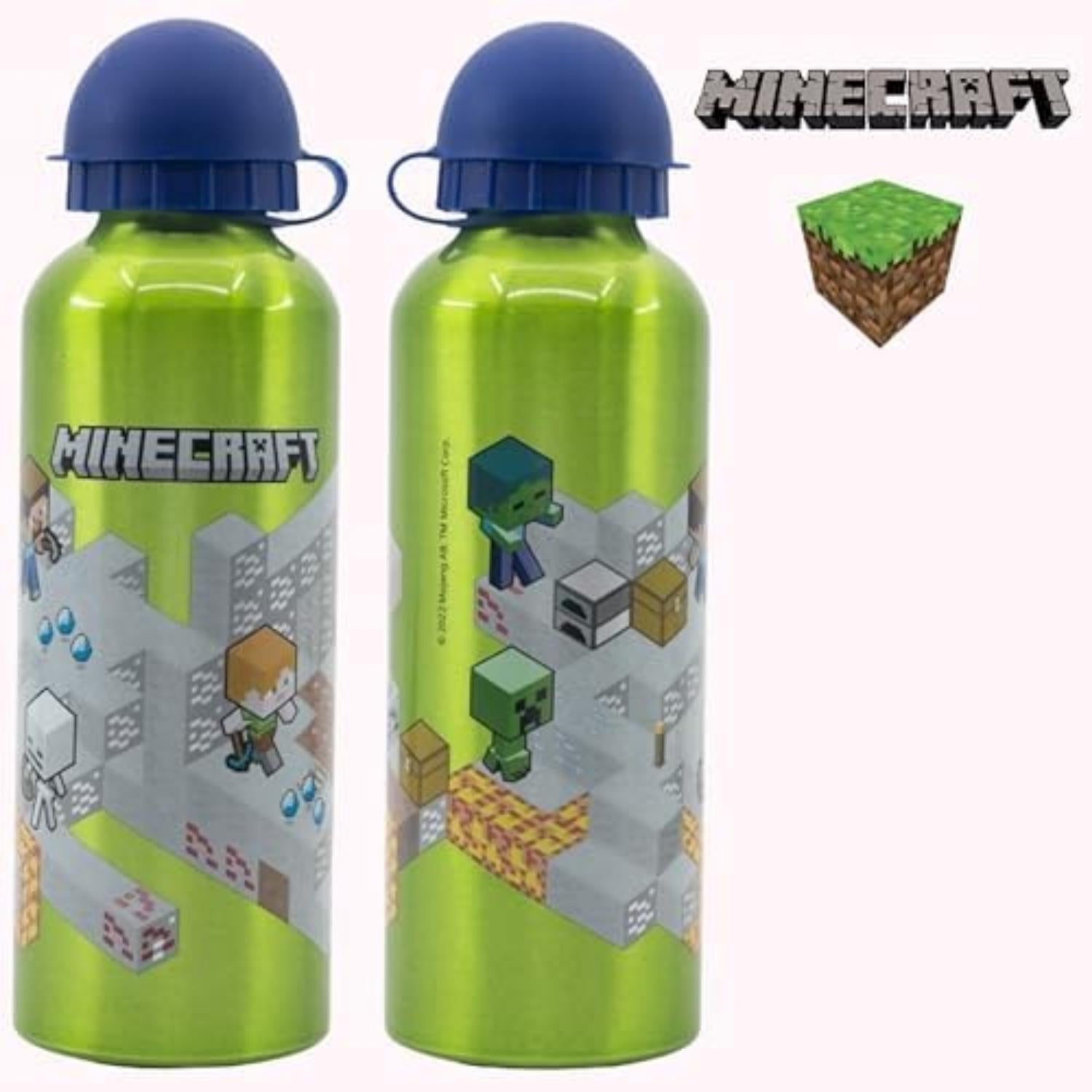 Assorted Character Aluminium Water Bottle 530ml – Lightweight Drinks Bottle for Kids, School, Sports & Travel