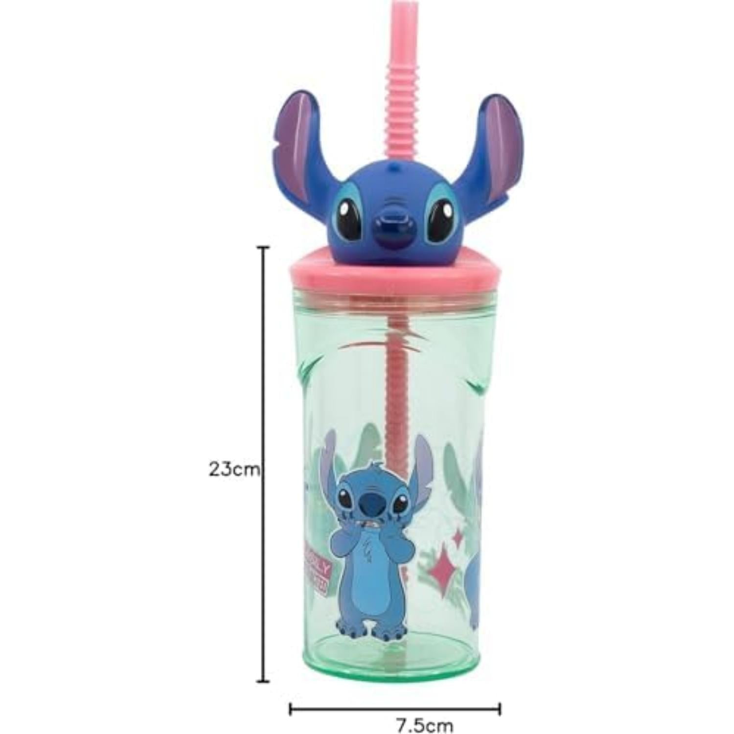 3D Figurine Tumbler with Flexible Straw 360ml