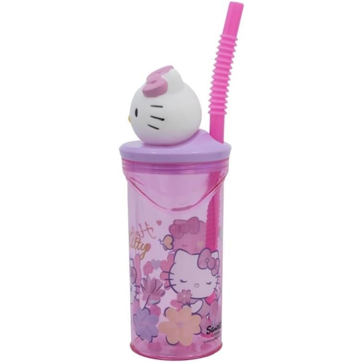3D Figurine Tumbler with Flexible Straw 360ml